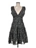 Max Studio Paisley Black Casual Dress Size M - photo 1