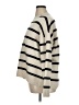 MNG Stripes Ivory Pullover Sweater Size XL - photo 5