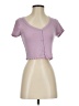 Aero Purple Short Sleeve Top Size S - photo 1