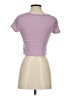 Aero Purple Short Sleeve Top Size S - photo 2