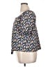 Ann Taylor LOFT Blue Short Sleeve Blouse Size XL - photo 5