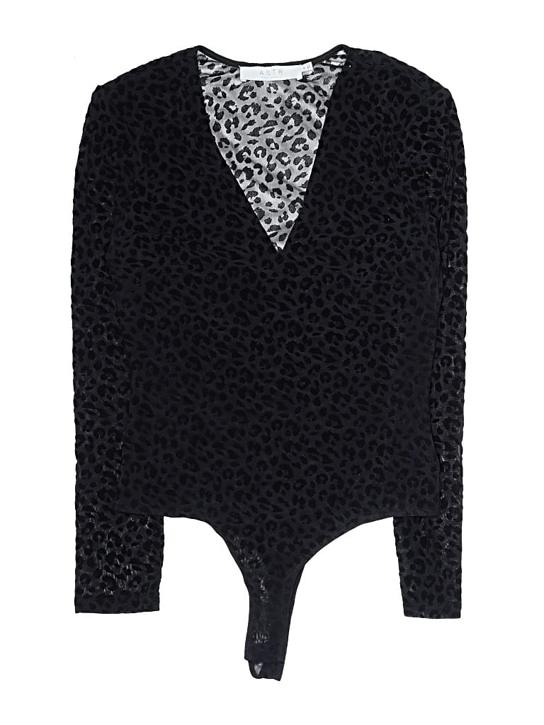 Pre-owned Astr Bodysuit In Black