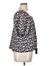 Ann Taylor LOFT Blue Short Sleeve Blouse Size XL - photo 4