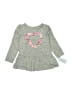 Cat & Jack Hearts Gray Pullover Sweater Size 3T - photo 1