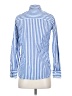 J.Crew 100% Cotton Stripes Blue Long Sleeve Button-Down Shirt Size 0 - photo 2