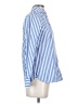 J.Crew 100% Cotton Stripes Blue Long Sleeve Button-Down Shirt Size 0 - photo 4