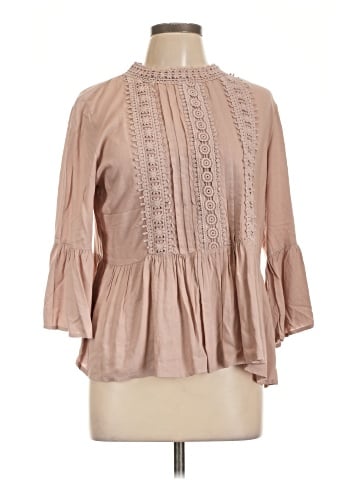 Kensie 3/4 Sleeve Blouse (view 1)