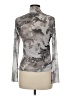 Unbranded Metallic Silver Long Sleeve Blouse One size - photo 2