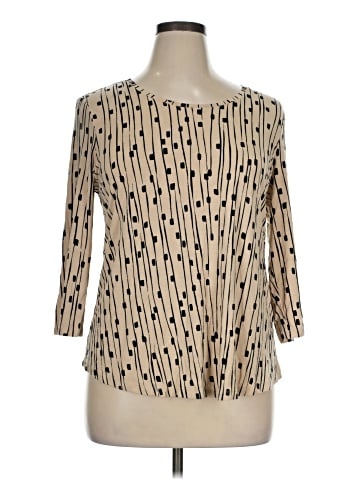 JM Collection 3/4 Sleeve Blouse (view 1)