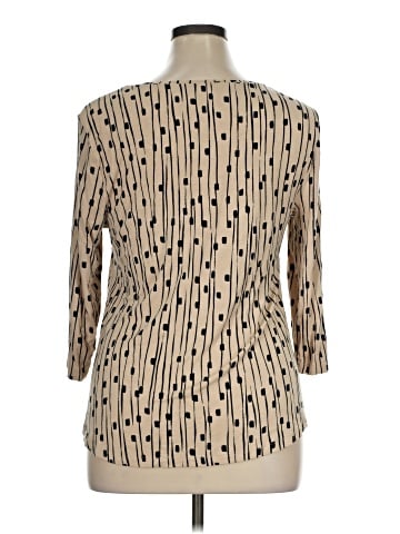 JM Collection 3/4 Sleeve Blouse (view 2)