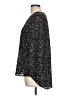 Les Serein 100% Polyester Animal Print Black 3/4 Sleeve Blouse Size L - photo 5