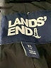 Lands' End 100% Polyester Black Trenchcoat Size 18 - photo 6