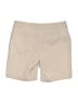 Caslon Solid Tan Khaki Shorts Size 8 - photo 2