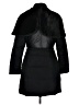 7 For All Mankind 100% Polyester Black Coat Size M - photo 2
