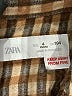 Zara Checkered-gingham Brown Long Sleeve Button-Down Shirt Size 4 - photo 3