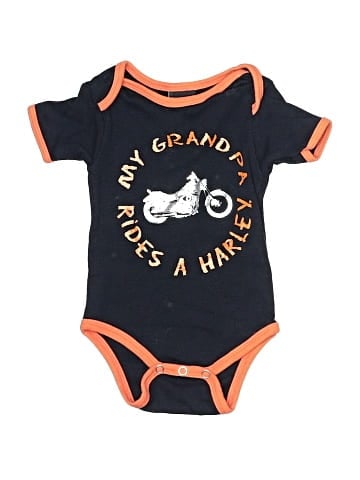 Harley Davidson Short Sleeve Onesie (view 1)