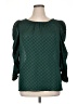 Max Studio 100% Polyester Green 3/4 Sleeve Blouse Size XL - photo 1
