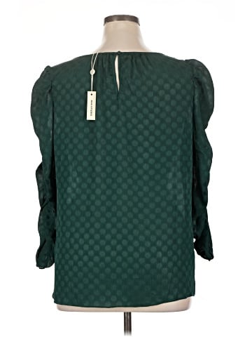 Max Studio 3/4 Sleeve Blouse (view 2)
