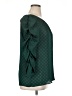 Max Studio 100% Polyester Green 3/4 Sleeve Blouse Size XL - photo 4