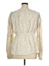 Unbranded 100% Polyester Ivory Long Sleeve Blouse Size XL - photo 2