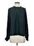 MNG 100% Polyester Teal Long Sleeve Blouse Size 4 - photo 1