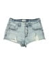 Free People Blue Denim Shorts Size 27 waist - photo 1