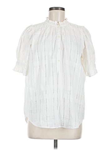 Apiece Apart Short Sleeve Blouse (view 1)