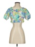 Zara Yellow Short Sleeve Blouse Size XS - photo 1