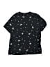 Eighty Eight 100% Cotton Stars Black Short Sleeve T-Shirt Size 16 - photo 2