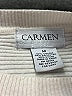 Carmen Carmen Marc Valvo Ivory Pullover Sweater Size M - photo 8