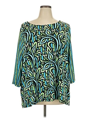Bob Mackie 3/4 Sleeve T-Shirt (view 1)