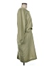 Index Solid Green Casual Dress Size M - photo 4