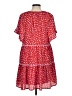 Joy Joy 100% Polyester Hearts Red Casual Dress Size M - photo 2
