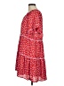 Joy Joy 100% Polyester Hearts Red Casual Dress Size M - photo 5