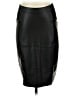 Vero Moda 100% Polyester Solid Black Faux Leather Skirt Size S - photo 1