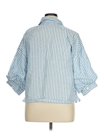 CeCe 3/4 Sleeve Button-Down Shirt (view 2)