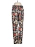 Peruvian Connection Floral Gold Casual Pants Size 4 - photo 1