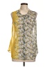 CAbi 100% Polyester Yellow Sleeveless Blouse Size L - photo 1
