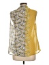 CAbi 100% Polyester Yellow Sleeveless Blouse Size L - photo 2