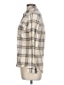Papaya 100% Cotton Plaid Ivory Long Sleeve Button-Down Shirt Size 12 - photo 5