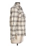 Papaya 100% Cotton Plaid Ivory Long Sleeve Button-Down Shirt Size 12 - photo 4