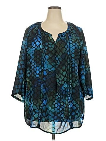 Avenue 3/4 Sleeve Blouse (view 1)