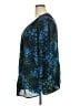 Avenue 100% Polyester Teal 3/4 Sleeve Blouse Size 22 Plus - photo 5