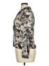 Gianni 100% Rayon Floral Gray Long Sleeve Blouse Size 14 - photo 5