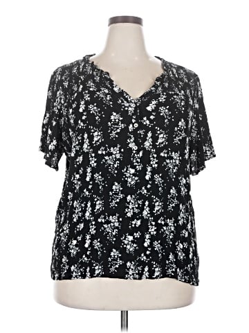 Maurices Short Sleeve Blouse (view 1)