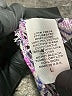 Say Anything 100% Polyester Purple Short Sleeve Blouse Size L - photo 8