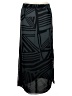 Ann Taylor LOFT 100% Polyester Graphic Black Formal Skirt Size M - photo 1