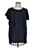 Unbranded 100% Polyester Blue Short Sleeve Blouse Size L - photo 1