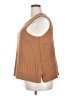 Soft Surroundings 100% Polyester Brown Sleeveless Blouse Size 2X - photo 5