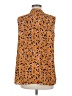 CAbi 100% Polyester Orange Sleeveless Blouse Size M - photo 2